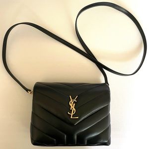 Saint Laurent Toy Loulou Matelassé Crossbody Bag